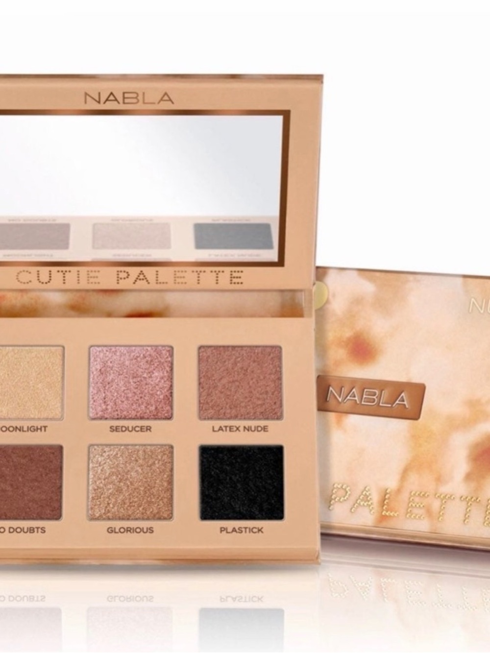 Nabla Cutie Palette - Rose, Nude & Black Eyeshadow Collection